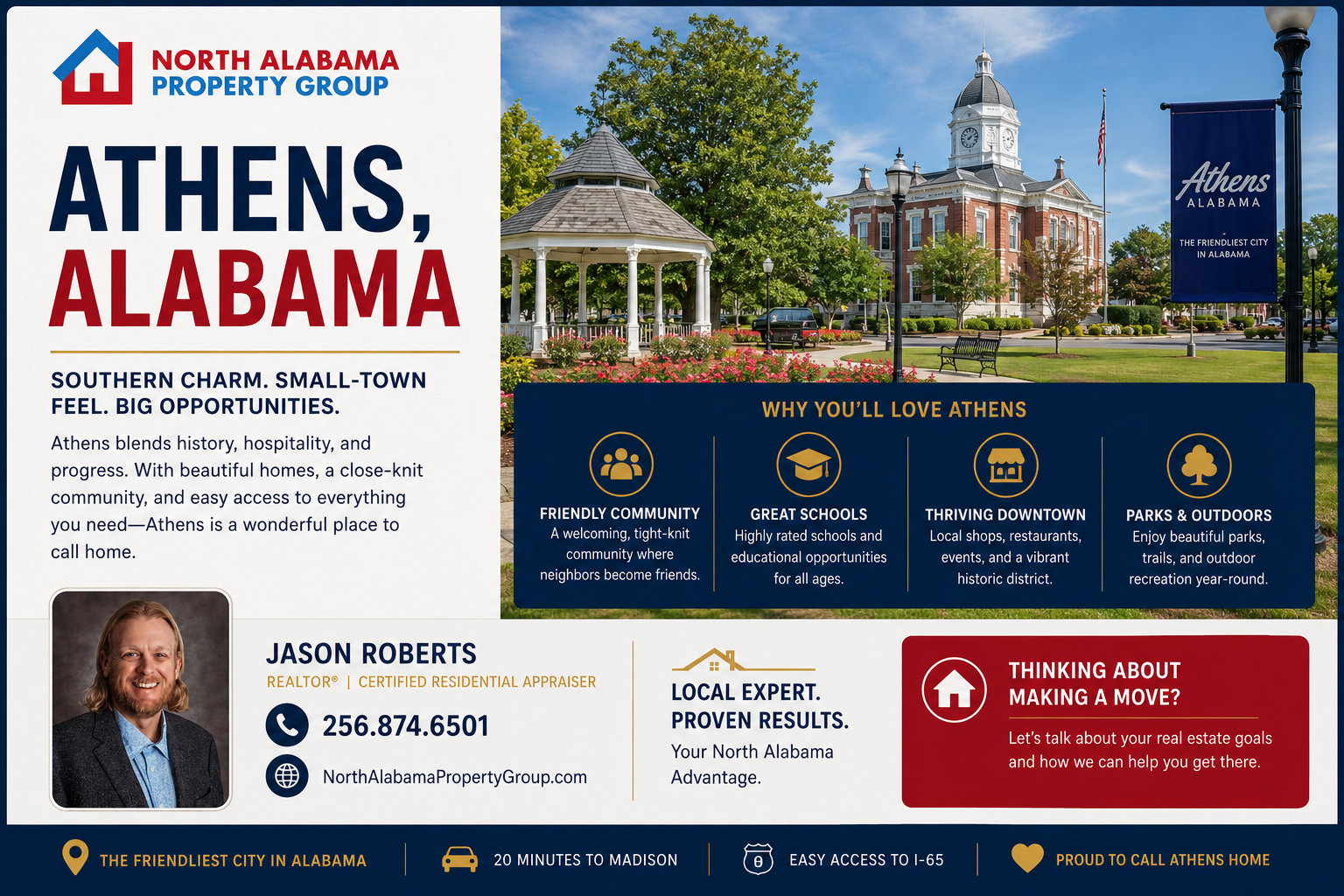 Athens Alabama relocation community overview