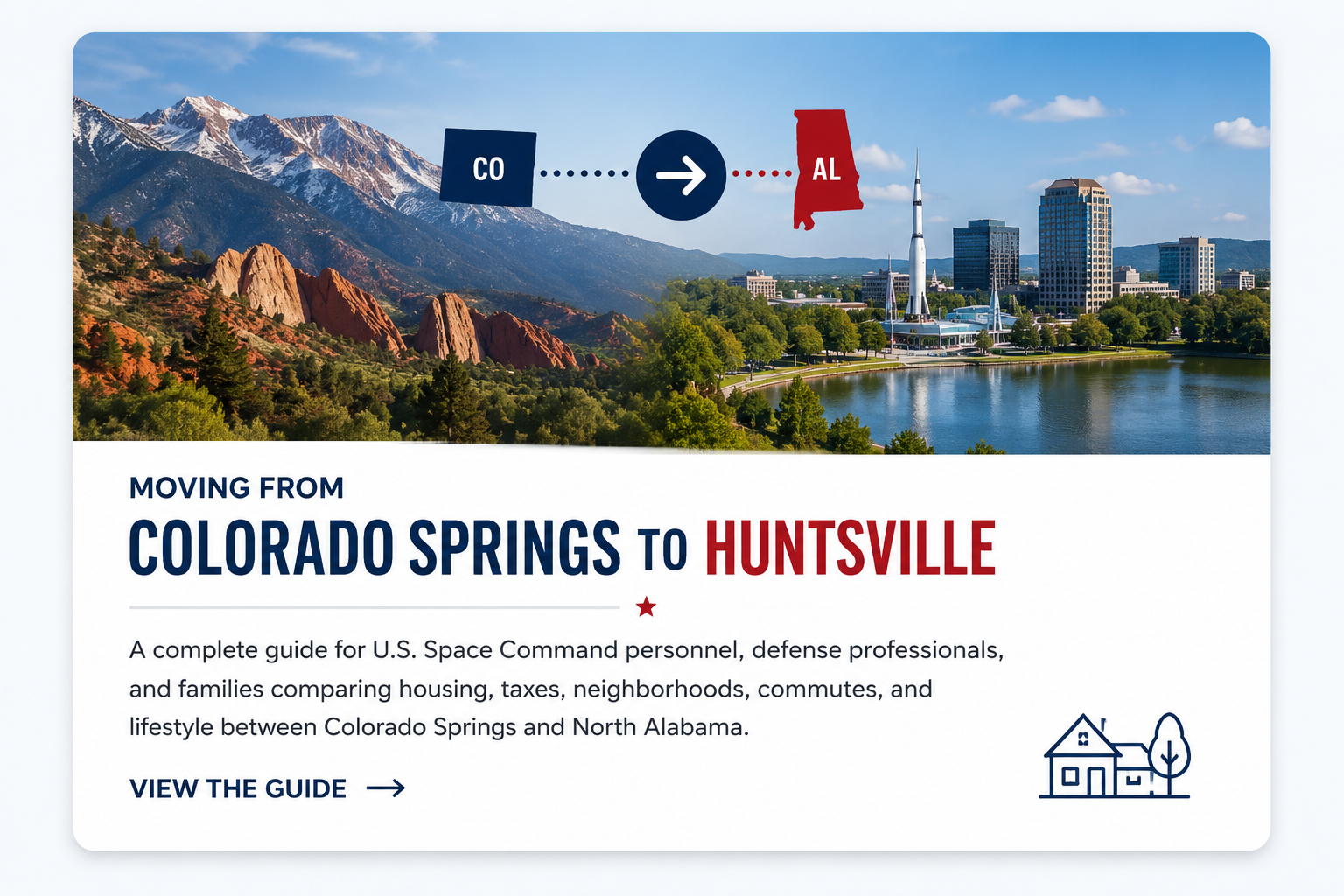 Moving from Colorado Springs to Huntsville Alabama relocation guide