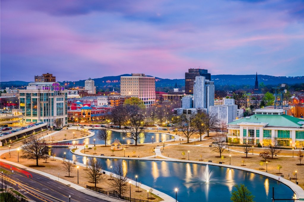 Downtown Huntsville Alabama