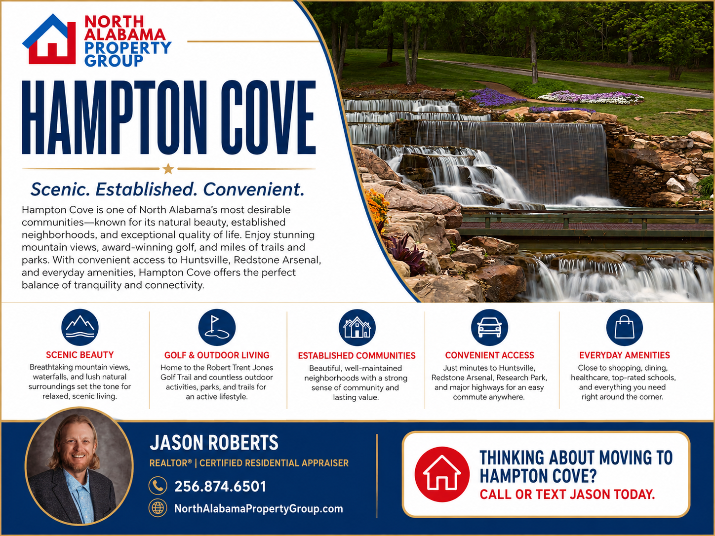 Hampton Cove Alabama relocation community overview