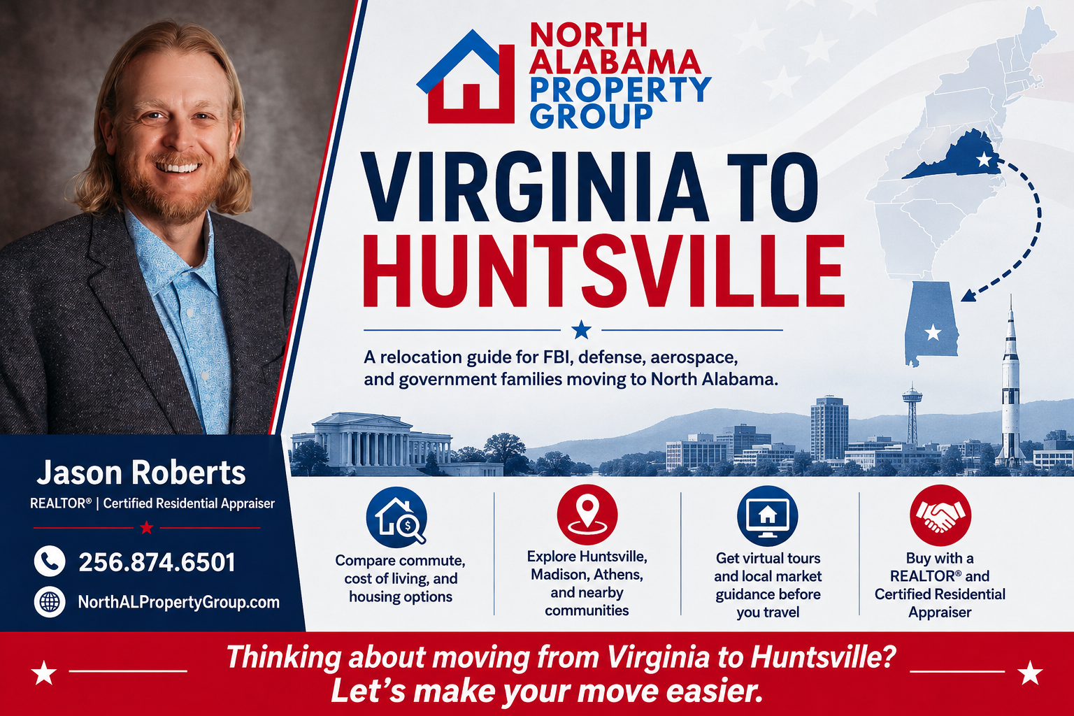 Moving from Virginia to Huntsville Alabama